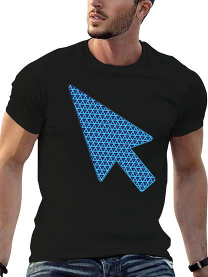 Cursor Arrow Graphic Black T-Shirt