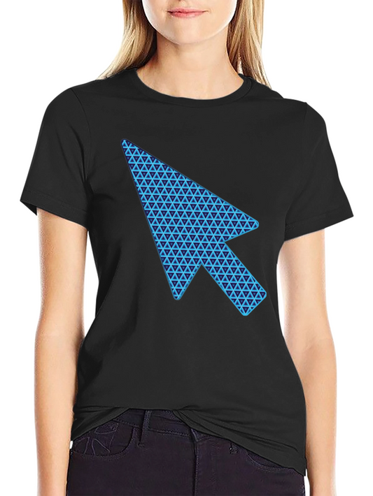 Cursor Arrow Graphic Black T-Shirt