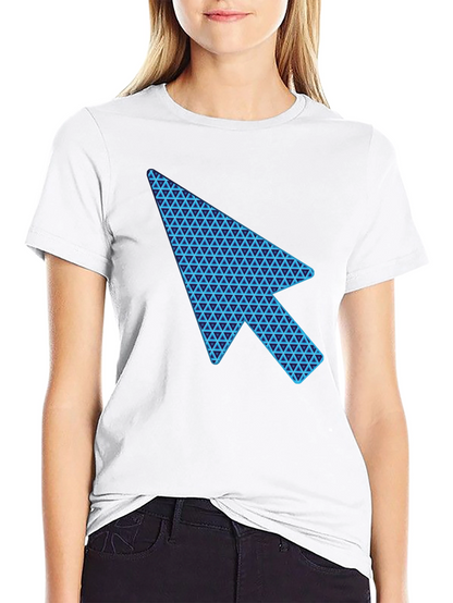 Cursor Arrow Graphic Black T-Shirt