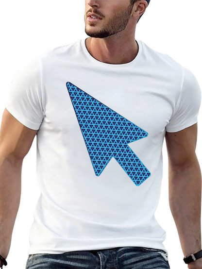 Cursor Arrow Graphic Black T-Shirt