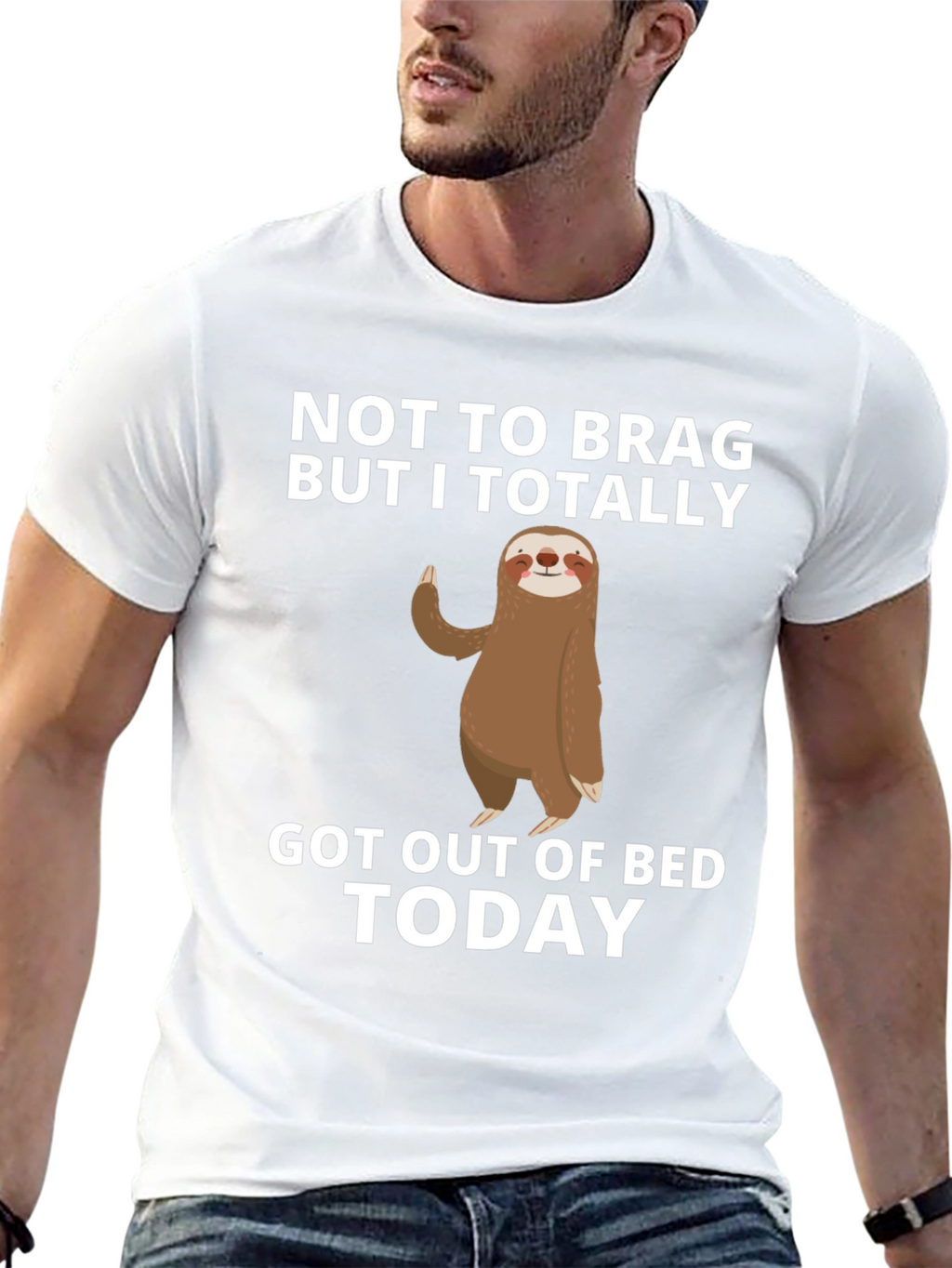 Funny Sloth Got Out of Bed T-Shirt