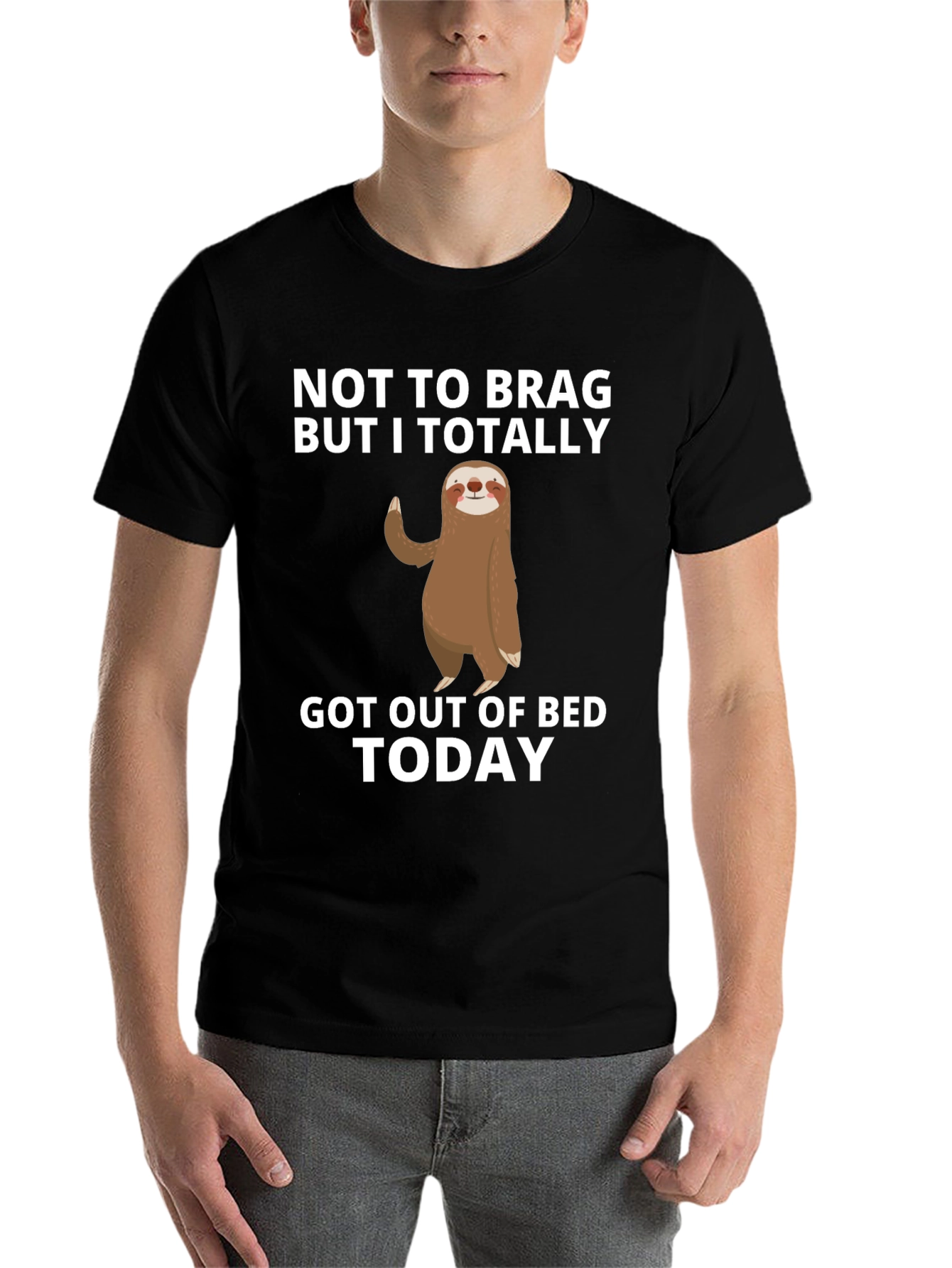 Funny Sloth Got Out of Bed T-Shirt