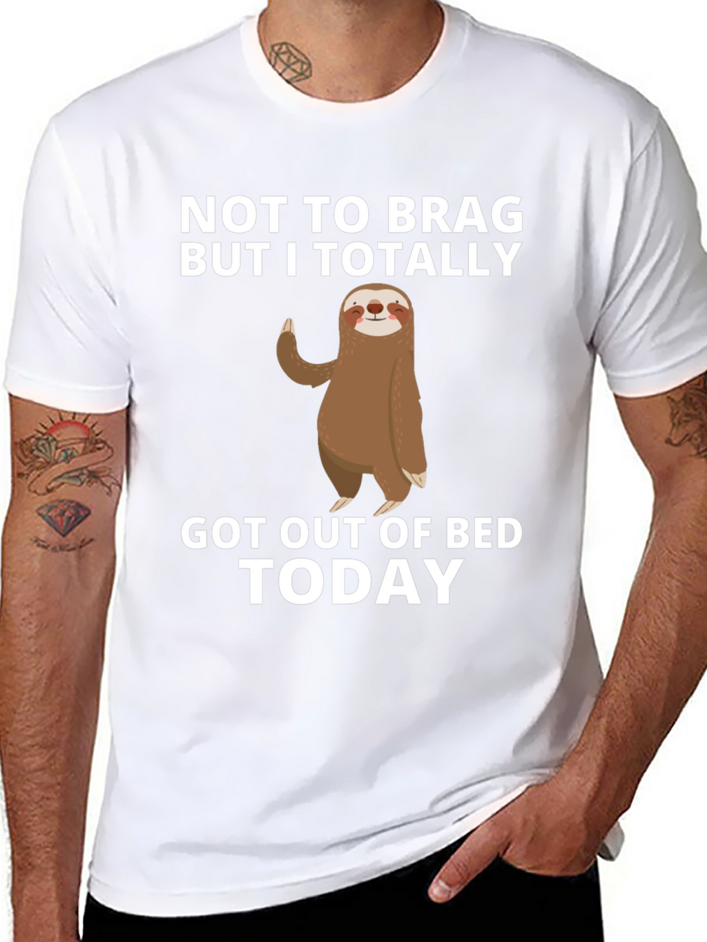 Funny Sloth Got Out of Bed T-Shirt