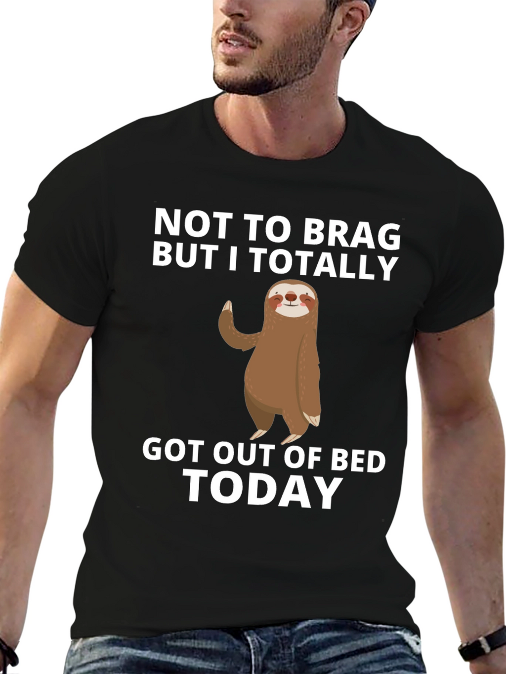 Funny Sloth Got Out of Bed T-Shirt