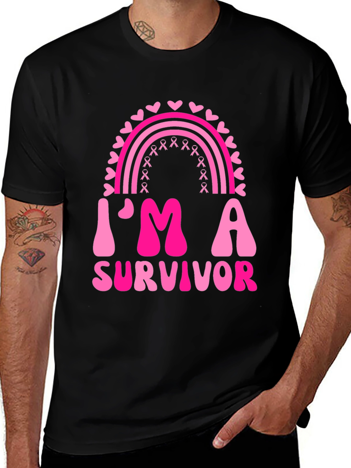 Im A Survivor T-Shirt Breast Cancer Awareness