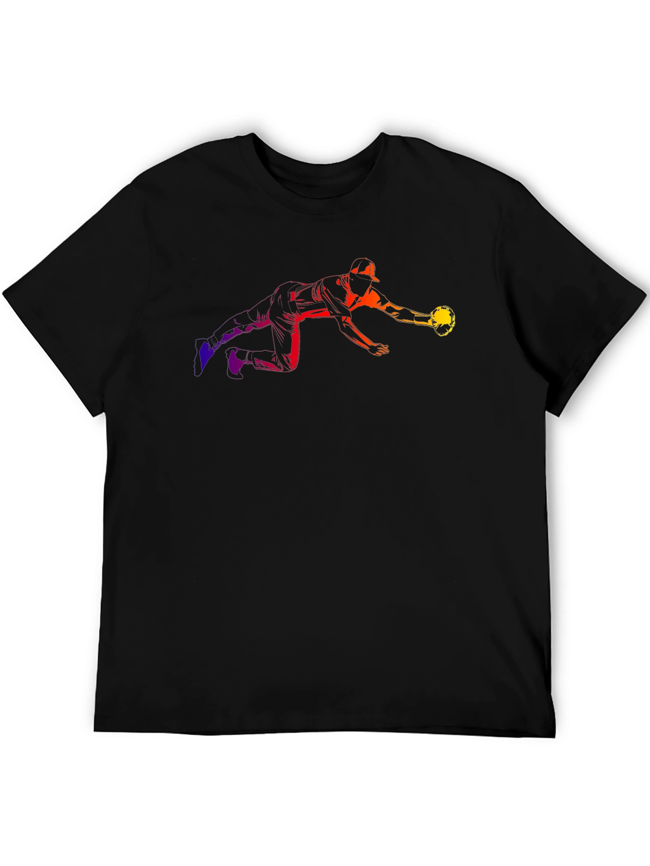 Rainbow Baseball Catch T-Shirt