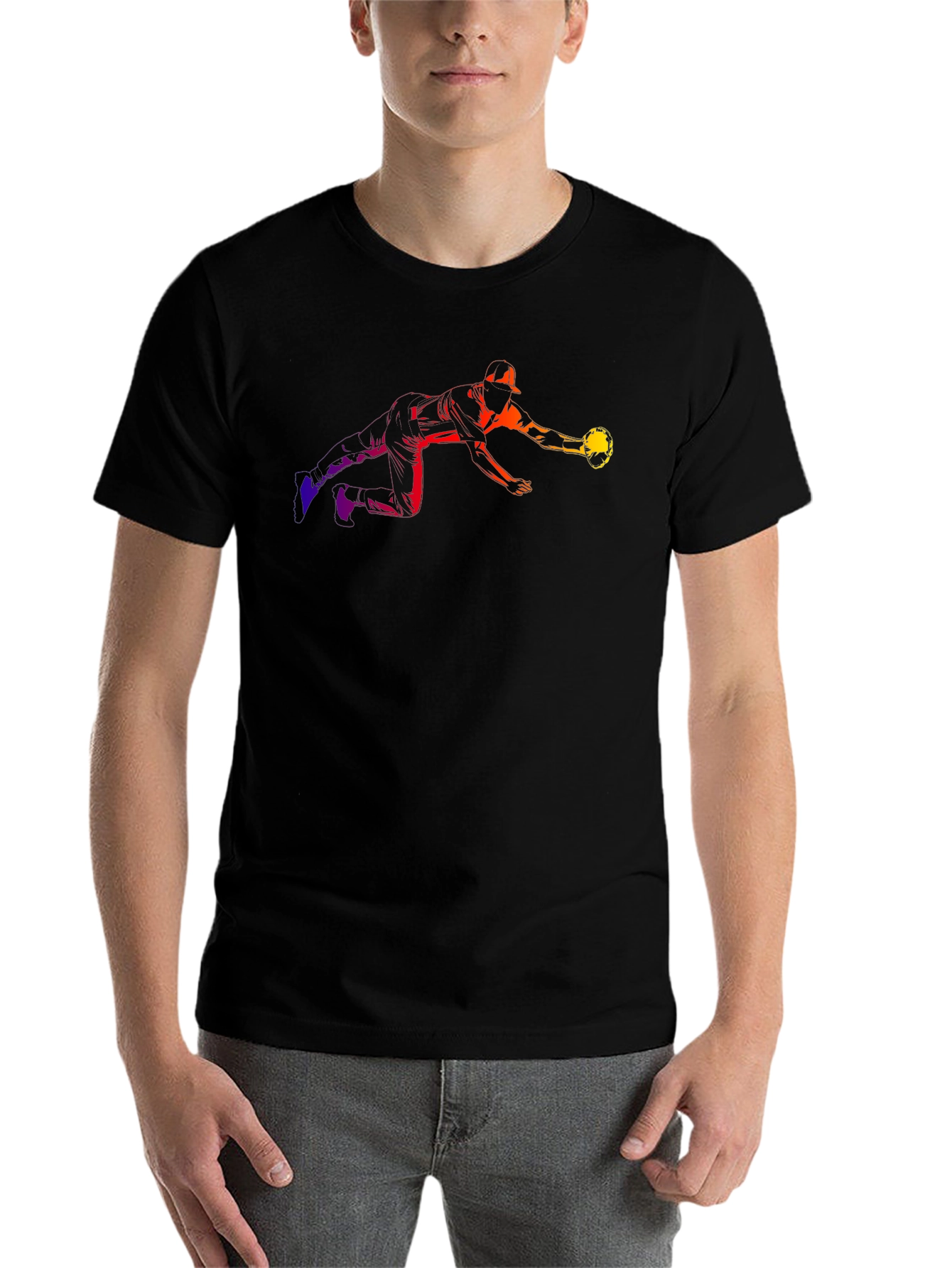 Rainbow Baseball Catch T-Shirt