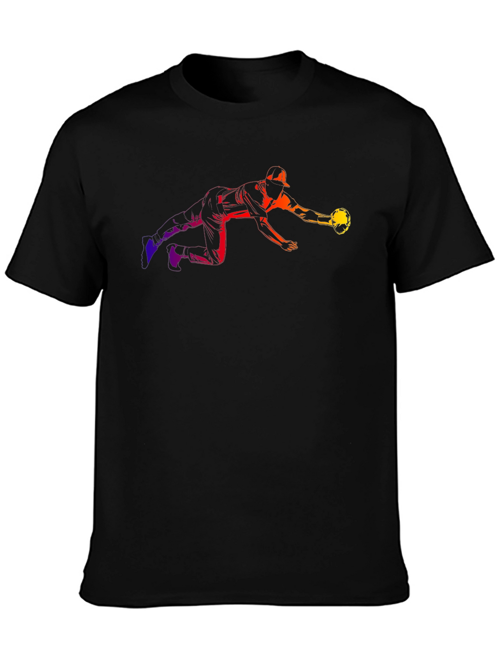 Rainbow Baseball Catch T-Shirt
