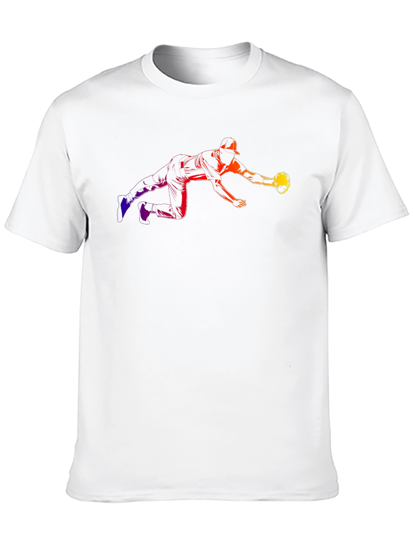 Rainbow Baseball Catch T-Shirt