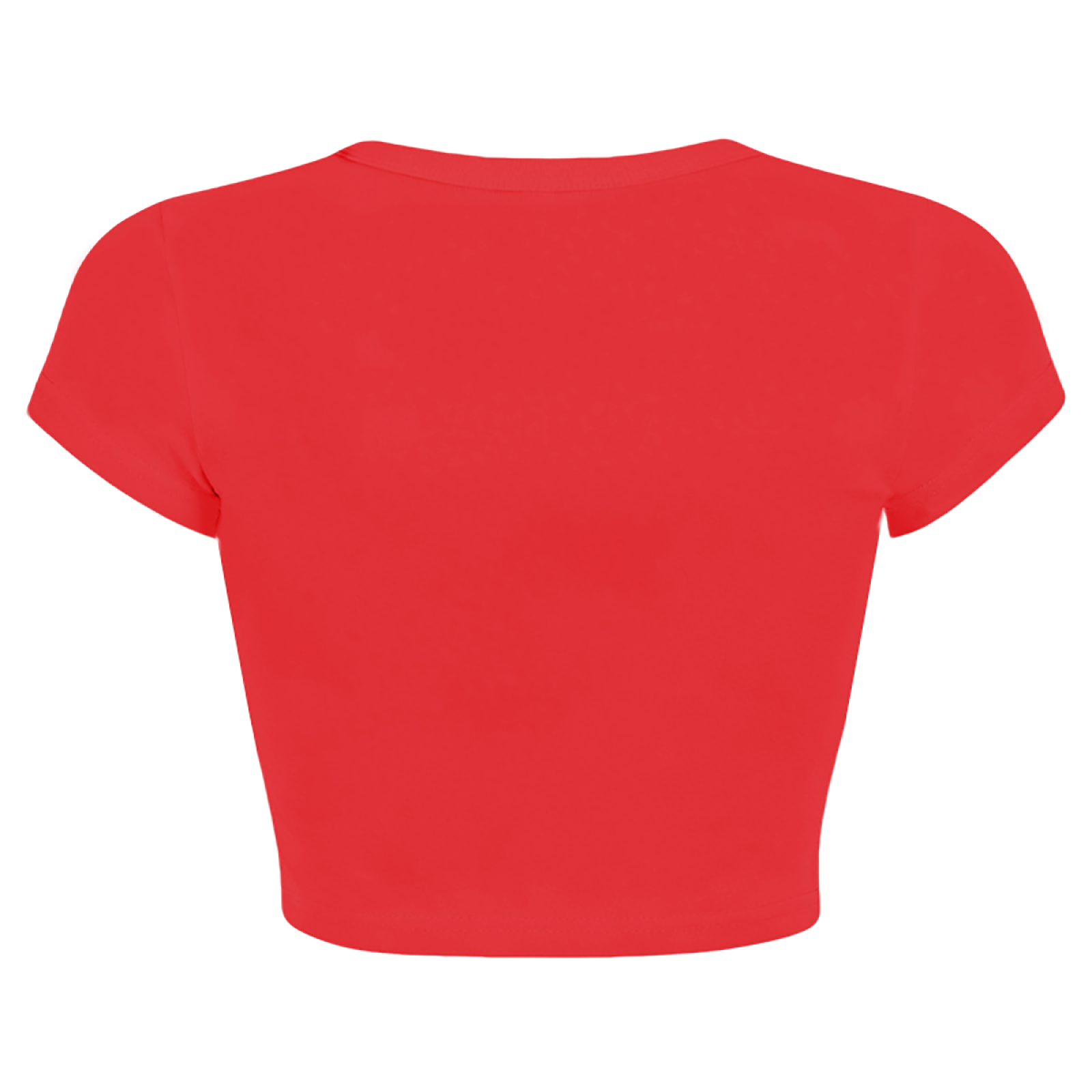 Daft Punk Punk Rock Bold Red Crop Top ¨C Retro Electronic Music Graphic Tee