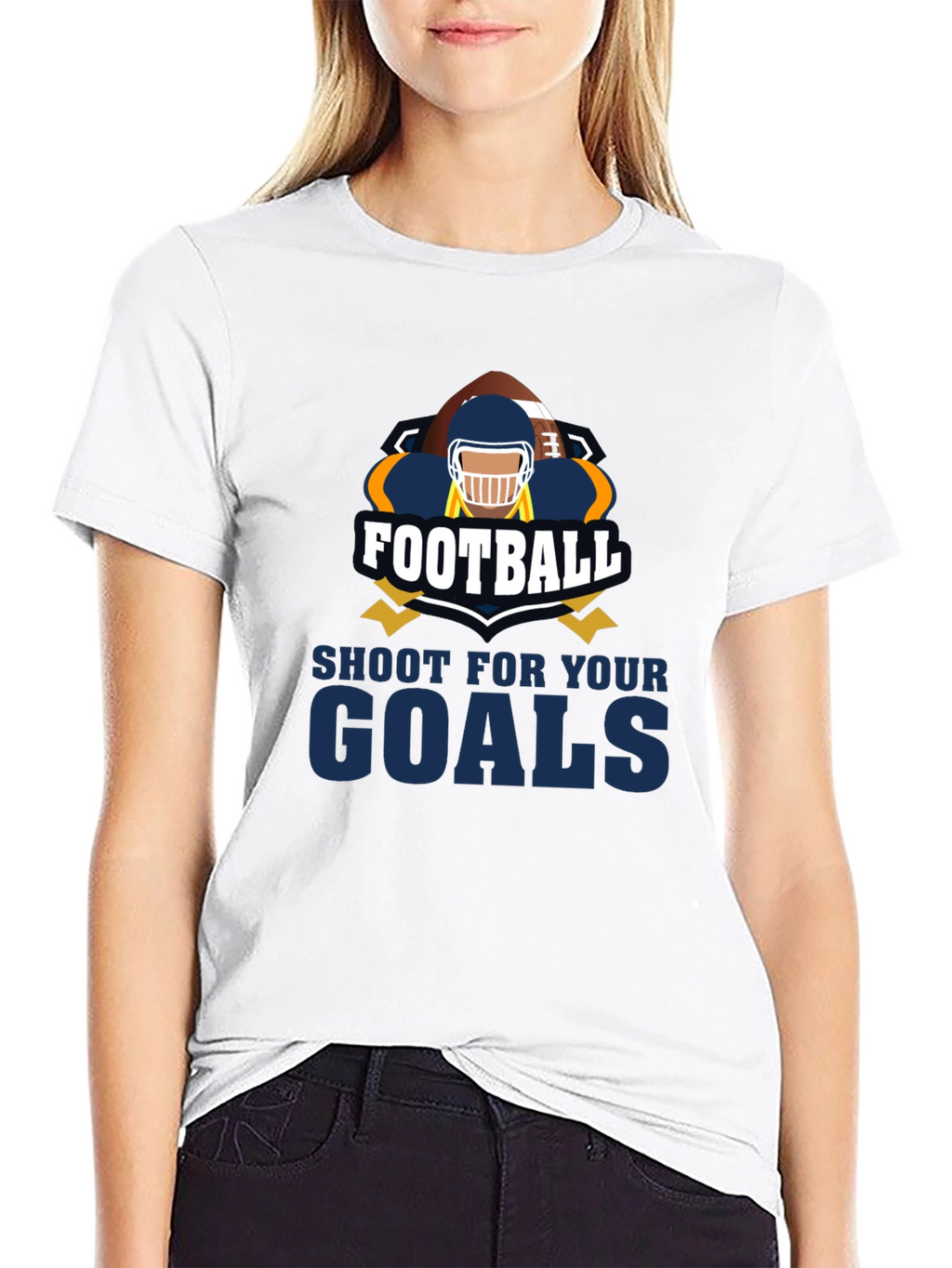 Football Goals Graphic T-Shirt