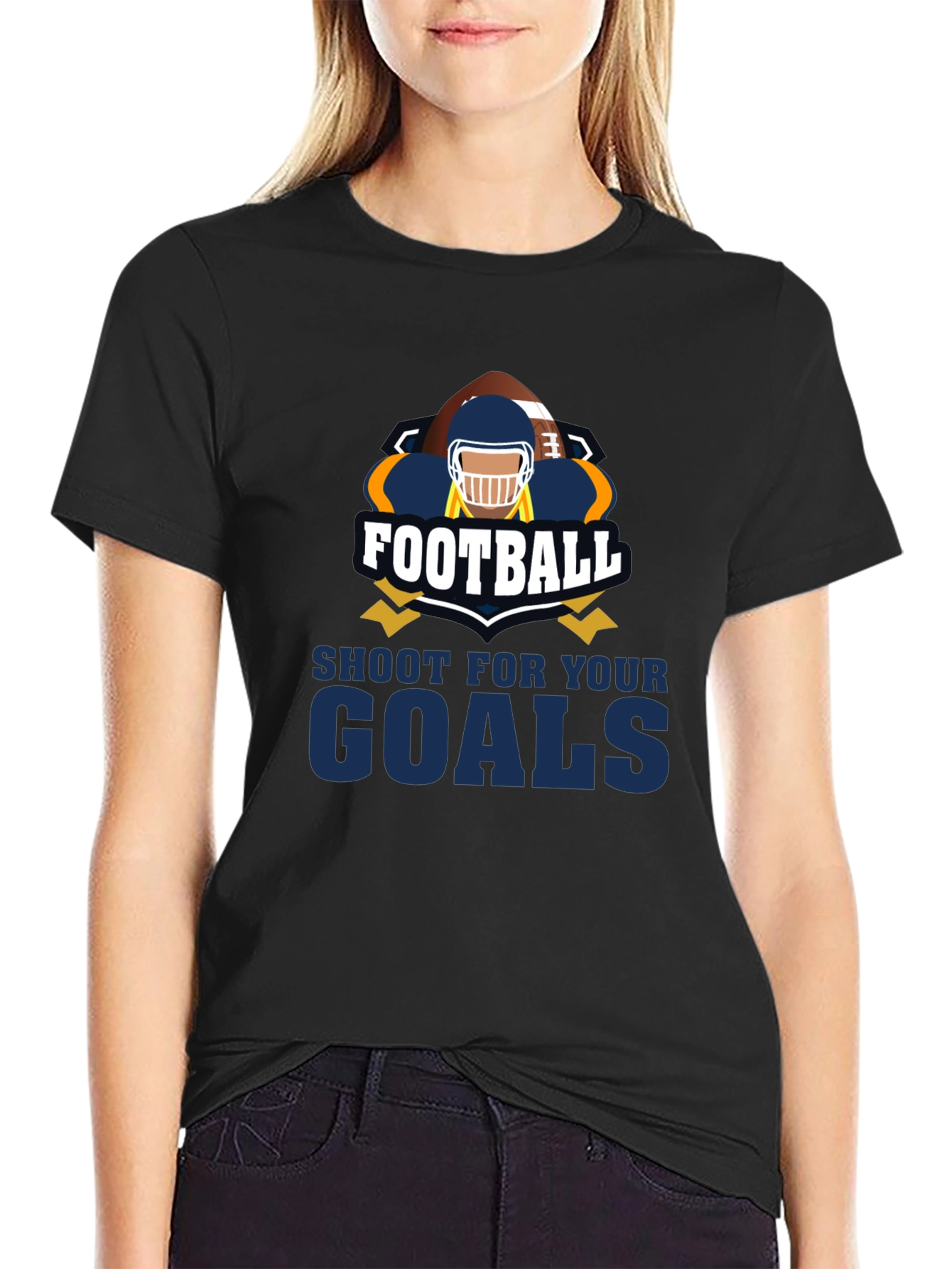 Football Goals Graphic T-Shirt