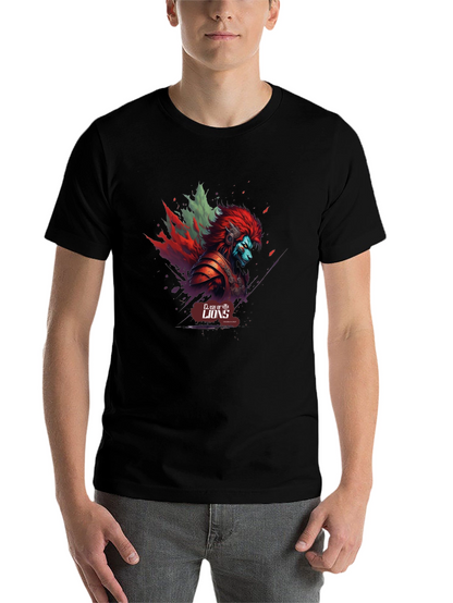 Clash of Lions Graphic T-Shirt - Unique Design