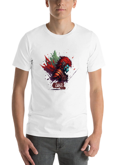 Clash of Lions Graphic T-Shirt - Unique Design