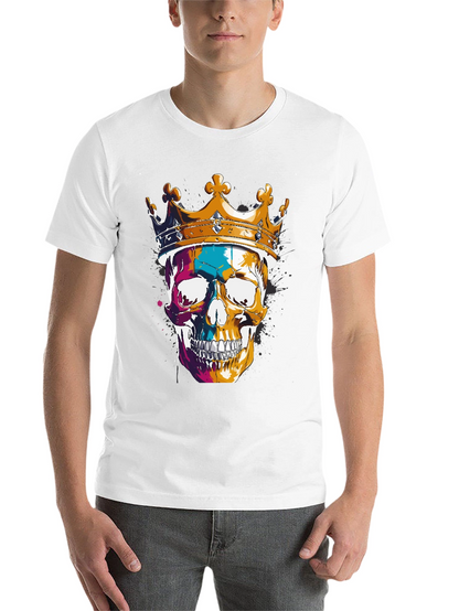Skull King T-Shirt - Graphic Print Tee