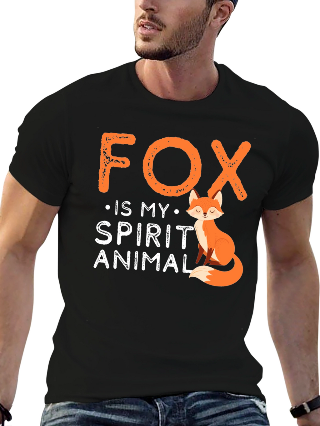 Fox Is My Spirit Animal Graphic Tee