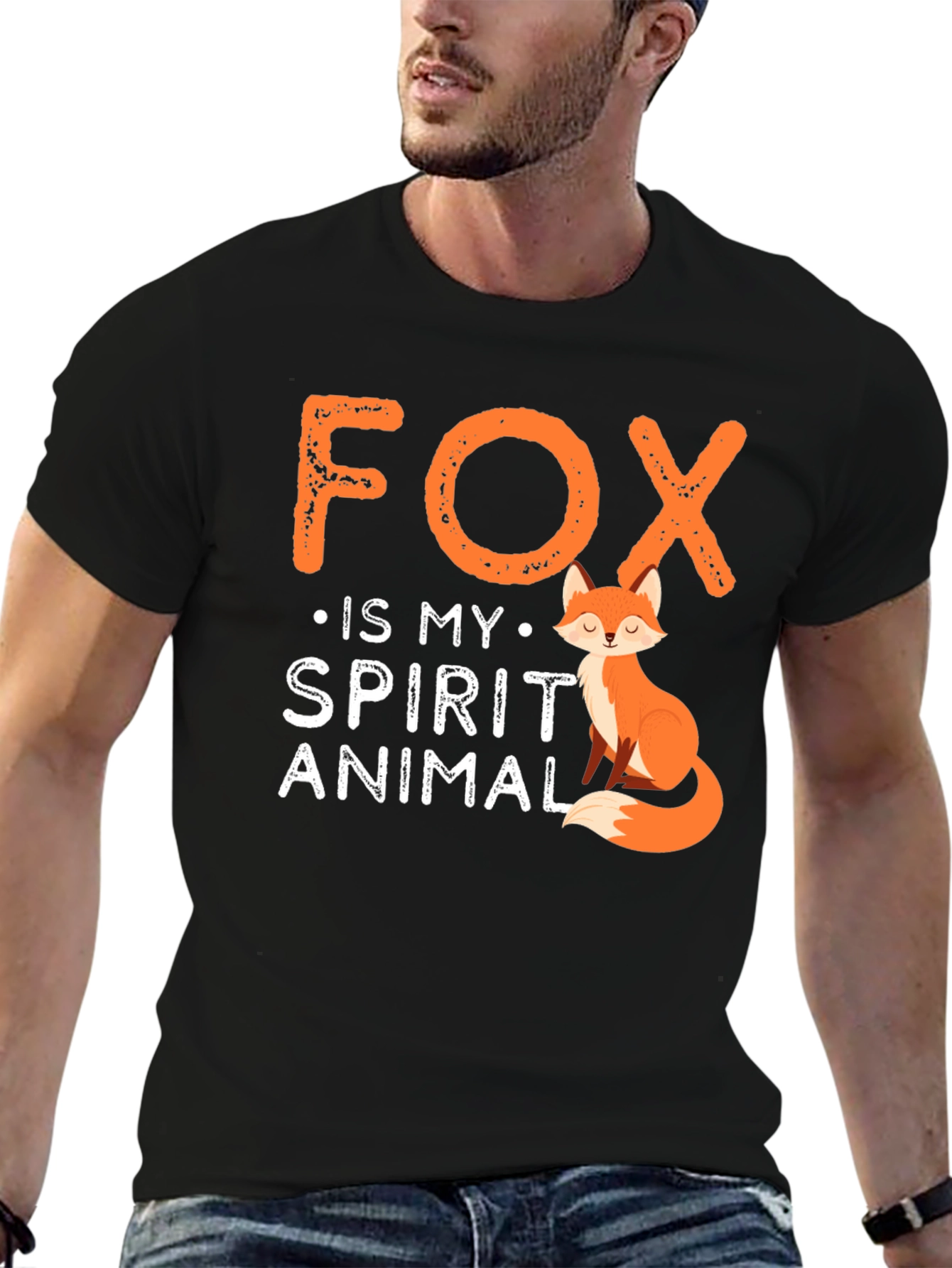 Fox Is My Spirit Animal Graphic Tee