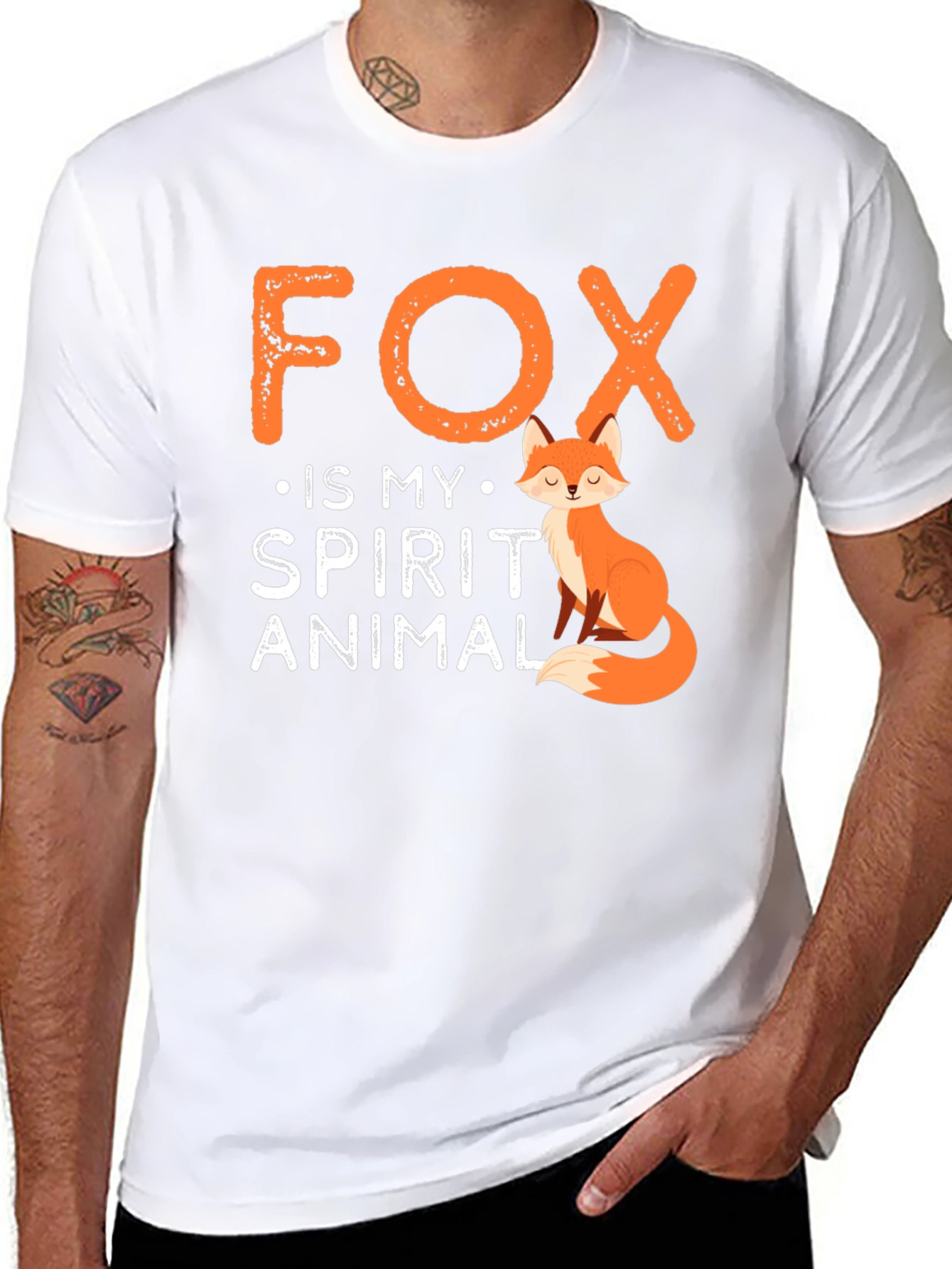Fox Is My Spirit Animal Graphic Tee