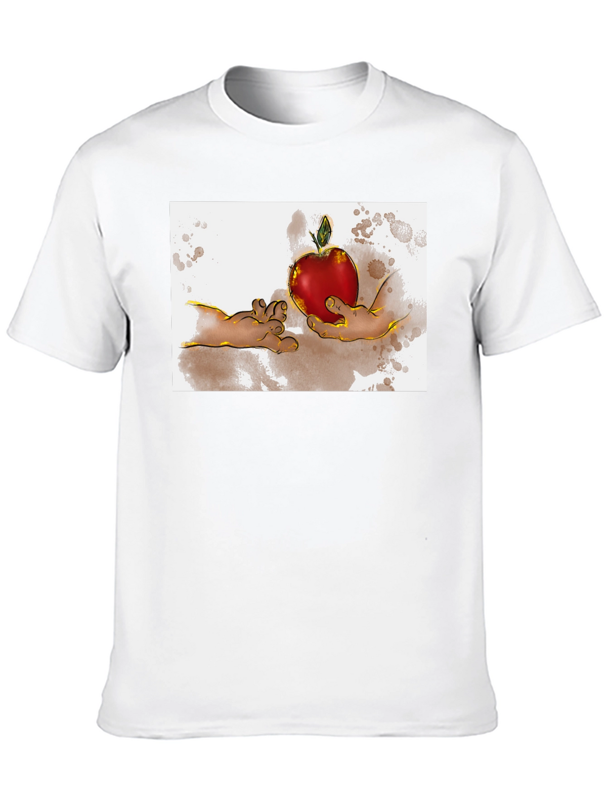 Creation of Adam Apple Graphic T-Shirt