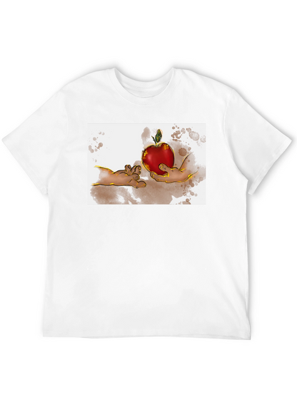 Creation of Adam Apple Graphic T-Shirt