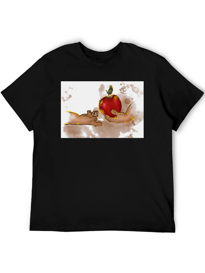 Creation of Adam Apple Graphic T-Shirt