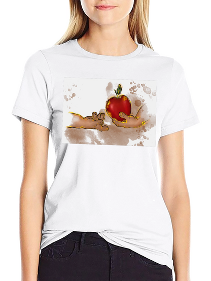 Creation of Adam Apple Graphic T-Shirt