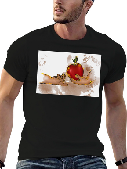 Creation of Adam Apple Graphic T-Shirt