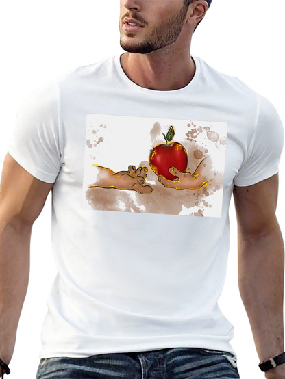 Creation of Adam Apple Graphic T-Shirt