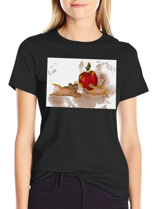 Creation of Adam Apple Graphic T-Shirt