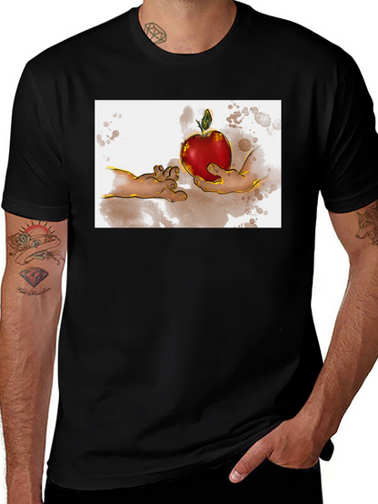 Creation of Adam Apple Graphic T-Shirt