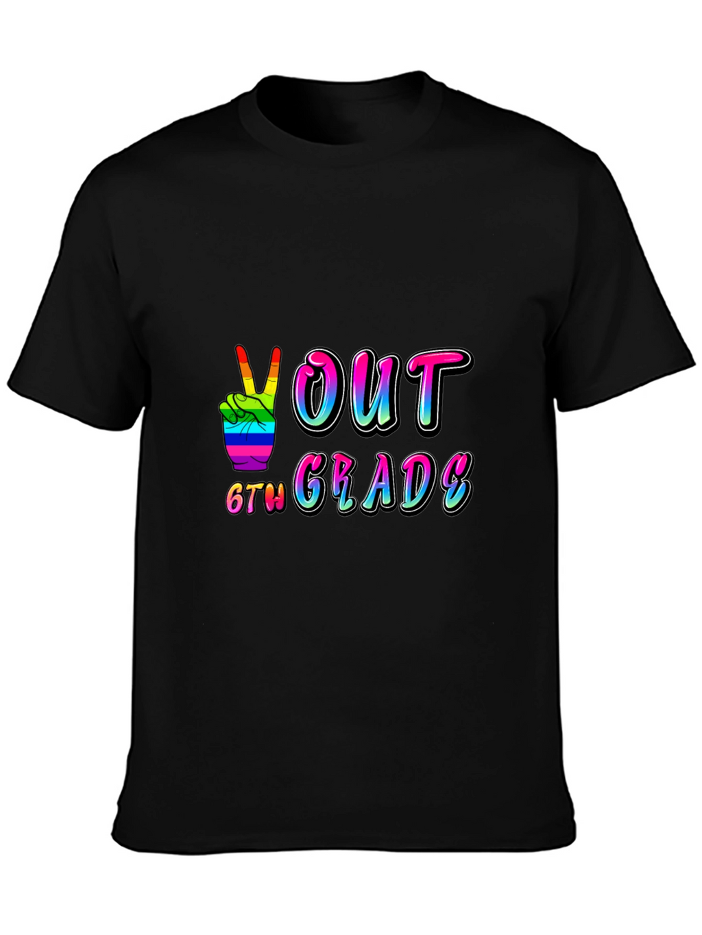 Peace Out 6th Grade Graduation T-Shirt