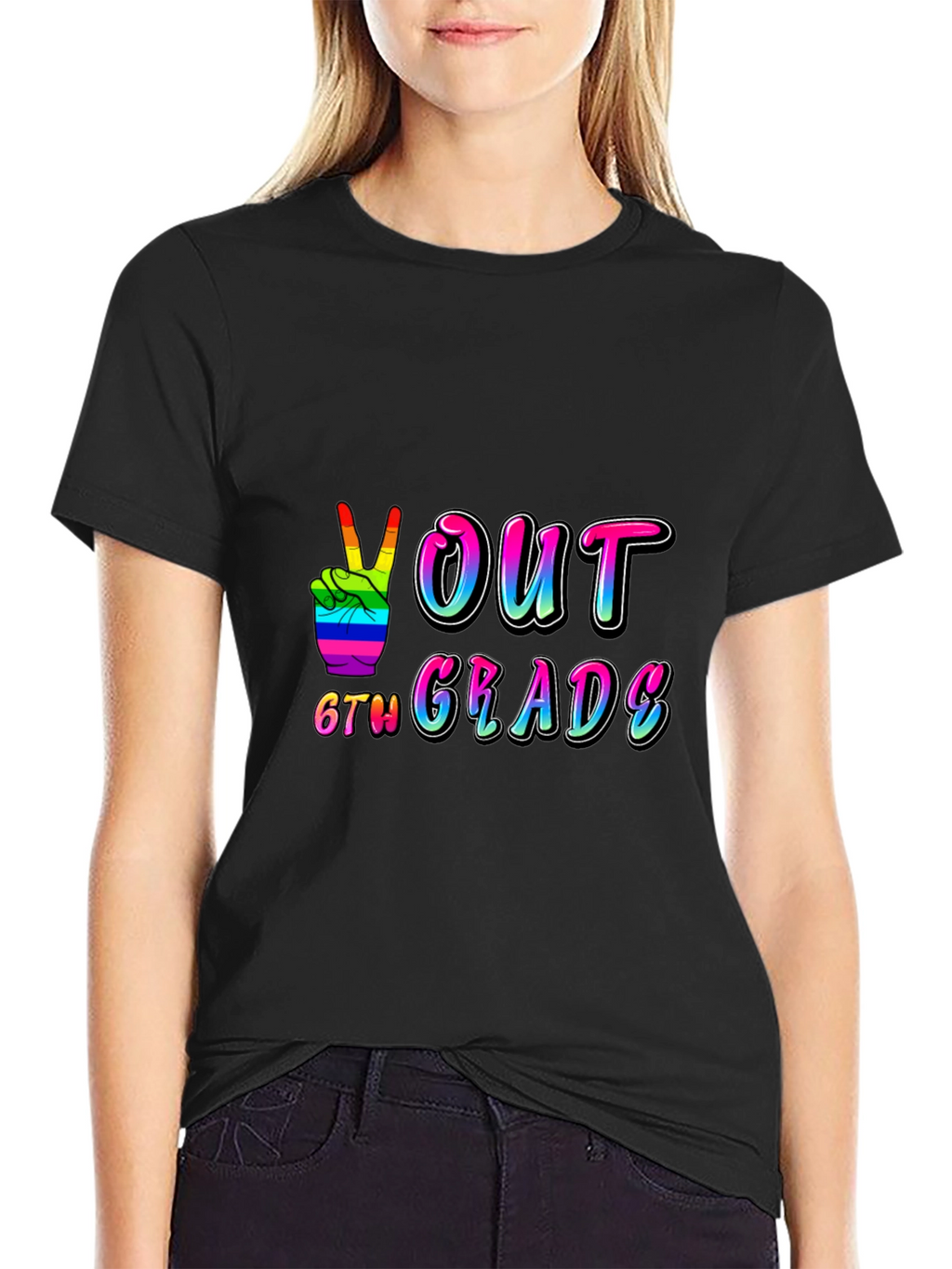 Peace Out 6th Grade Graduation T-Shirt