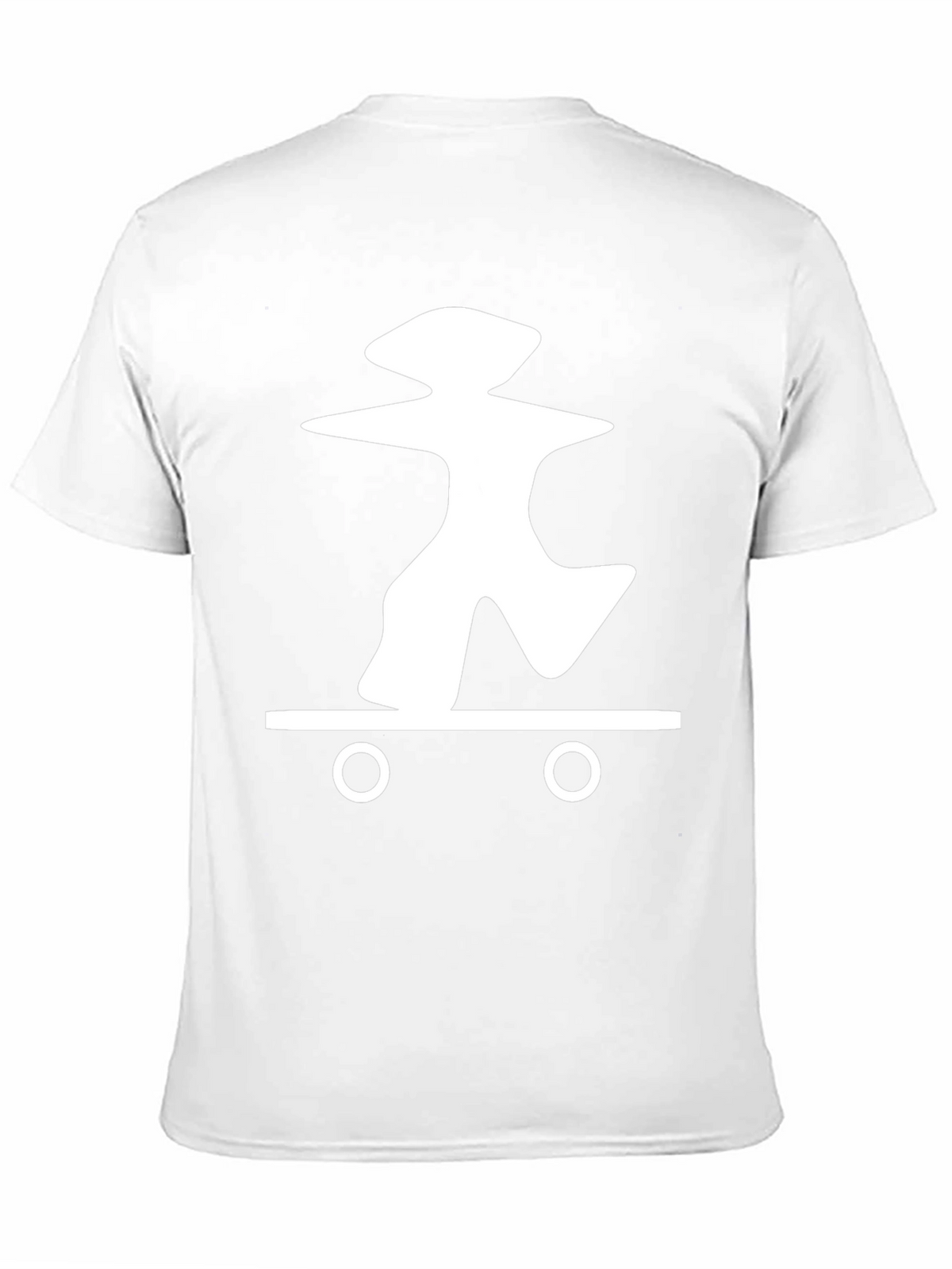 Skateboarding Graphic Tee - Casual Black T-Shirt