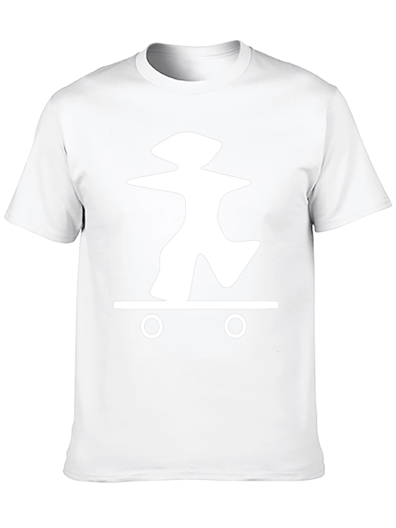 Skateboarding Graphic Tee - Casual Black T-Shirt
