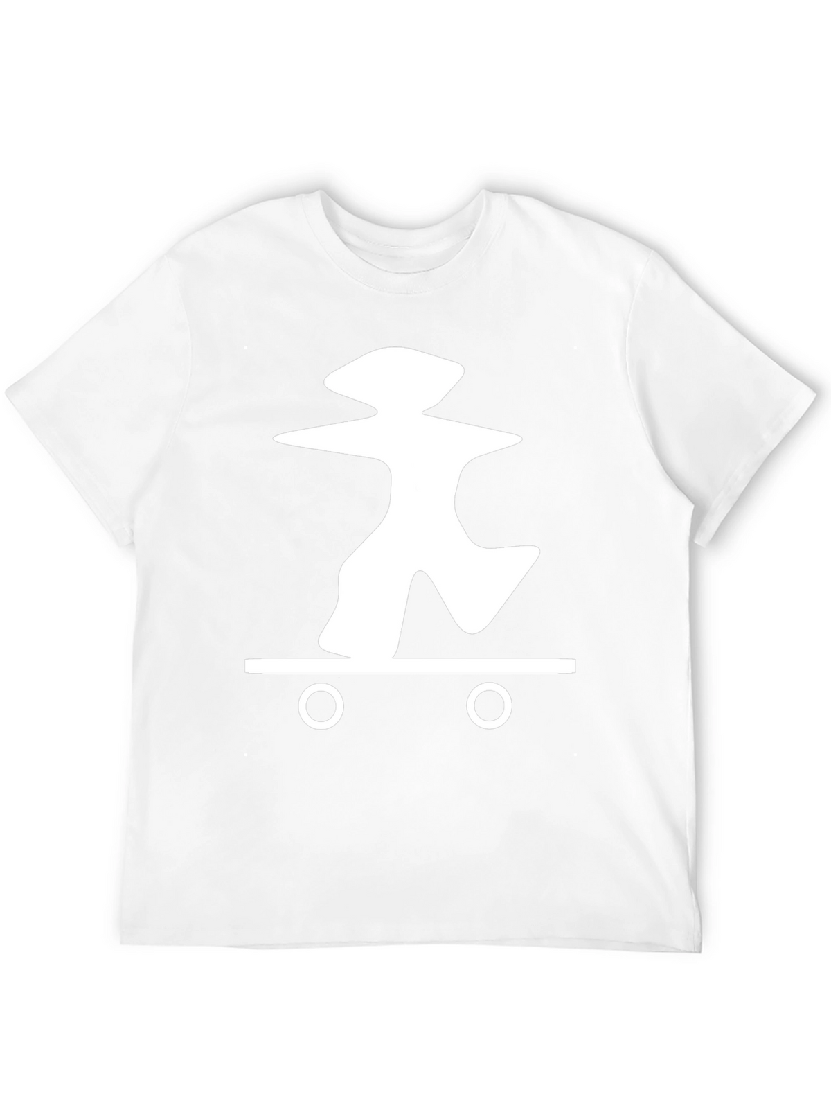 Skateboarding Graphic Tee - Casual Black T-Shirt
