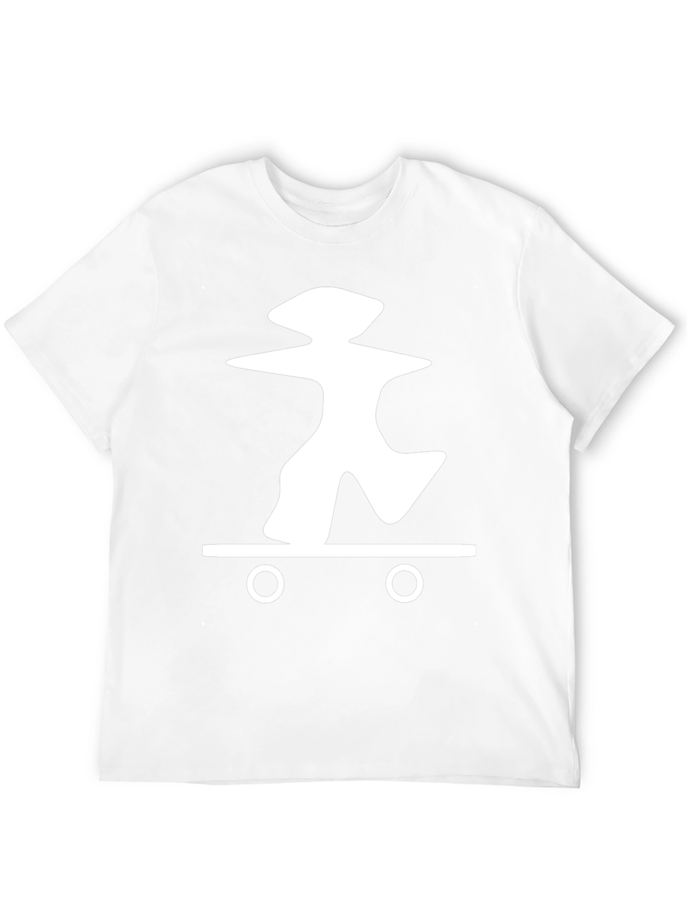 Skateboarding Graphic Tee - Casual Black T-Shirt