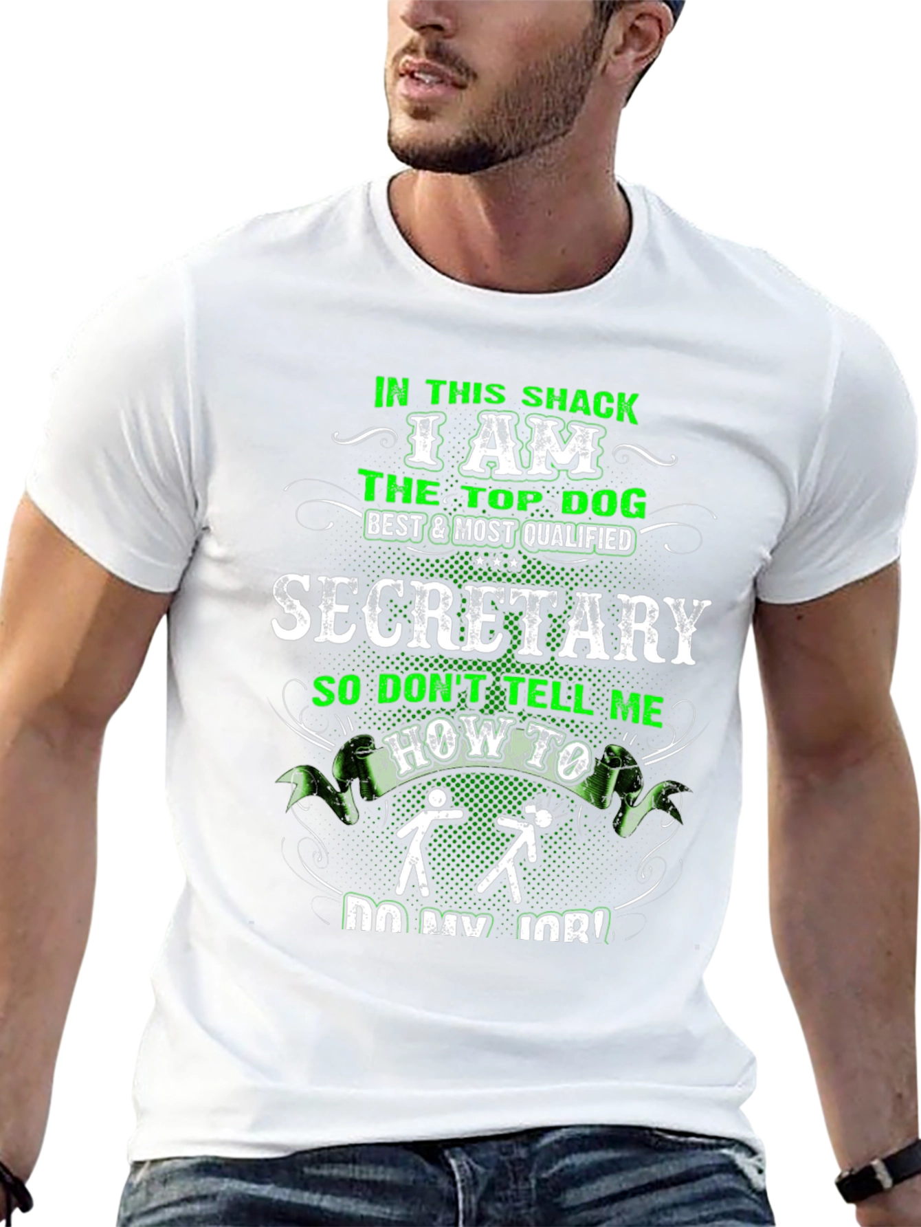 Top Dog Secretary Graphic Tee
