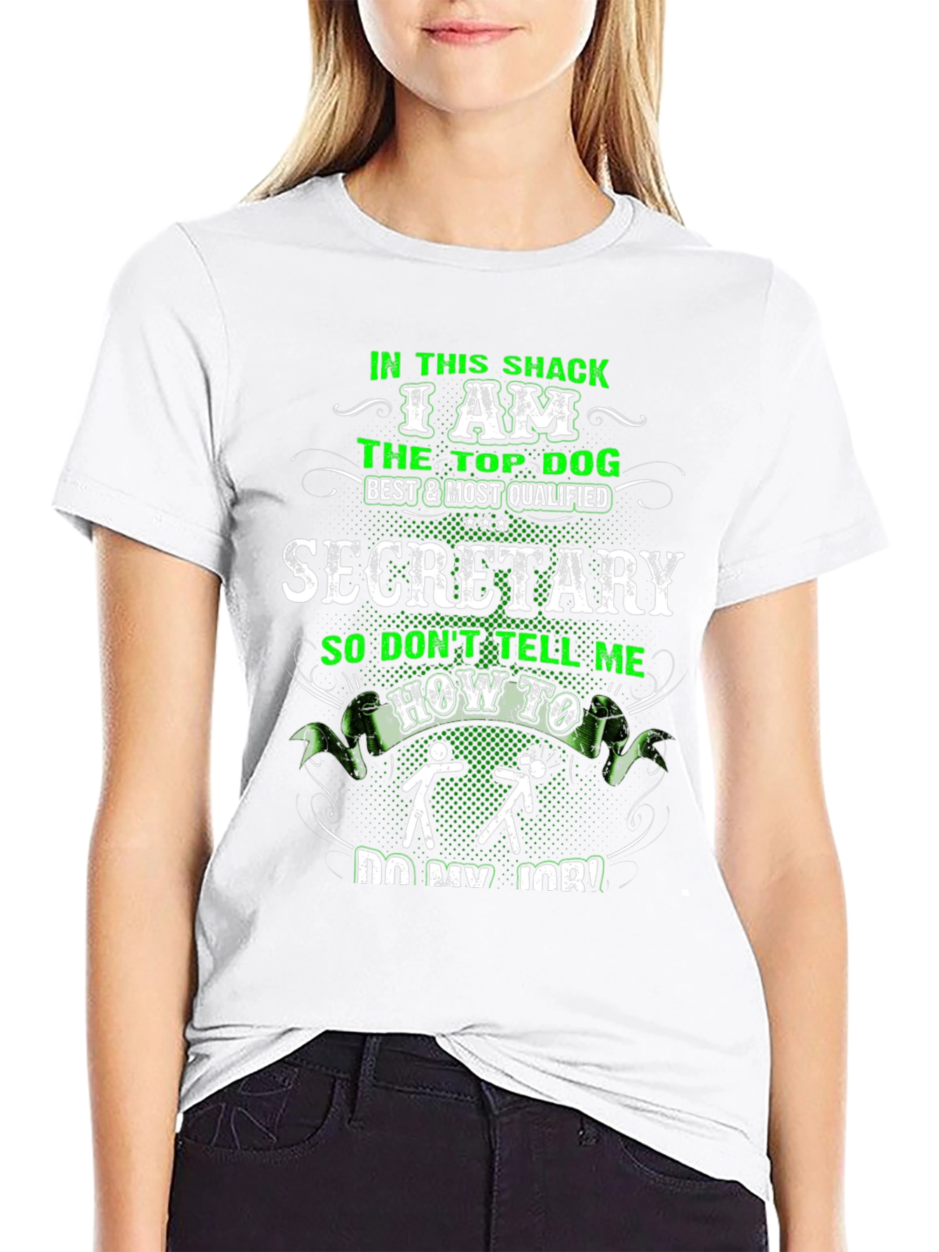 Top Dog Secretary Graphic Tee
