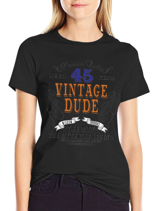 Vintage Dude 45th Birthday T-Shirt