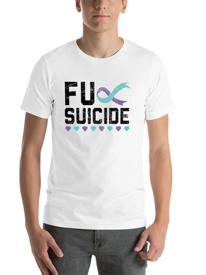 FU Suicide Awareness Ribbon Graphic Tee