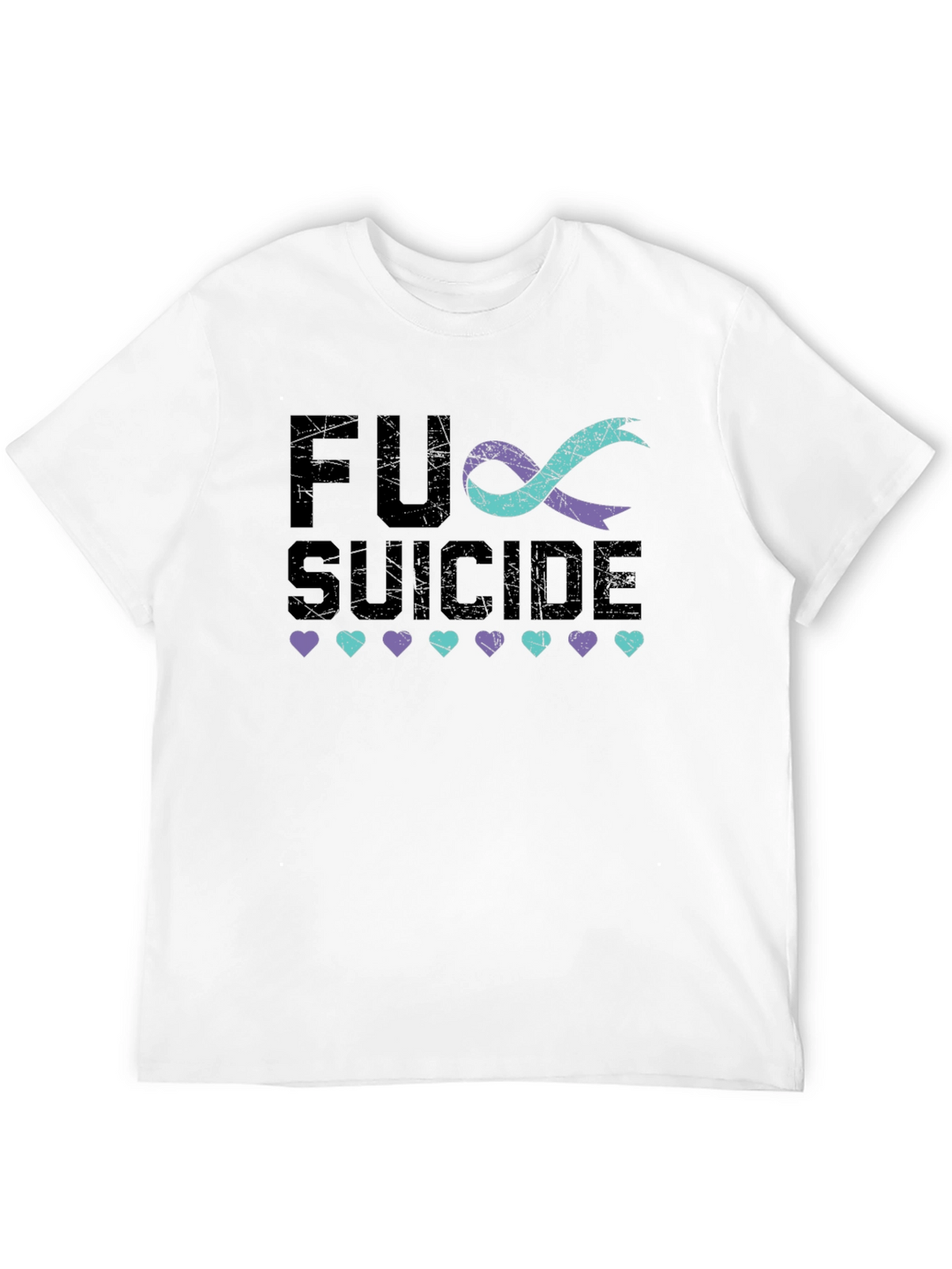 FU Suicide Awareness Ribbon Graphic Tee