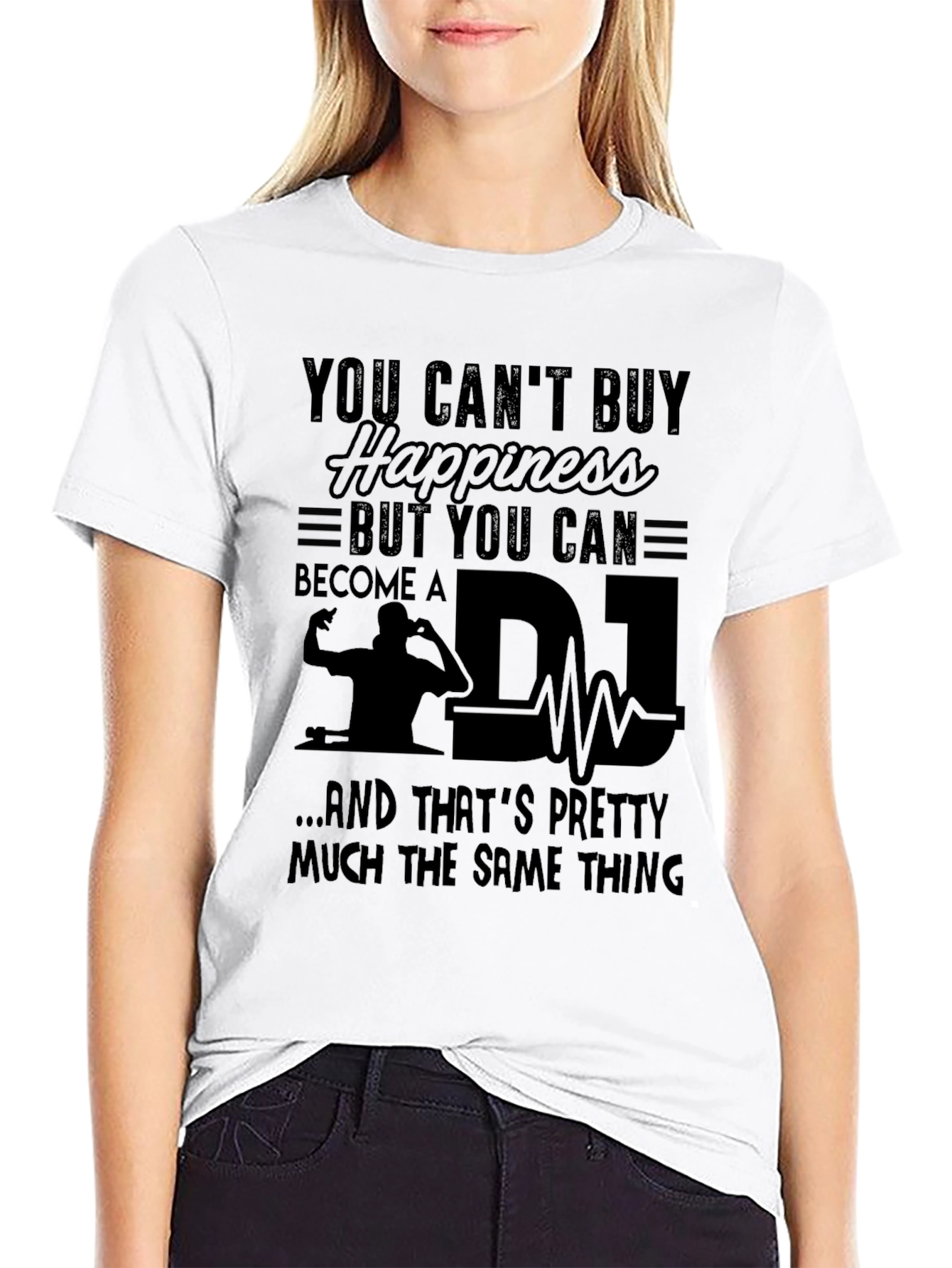 DJ Happiness T-Shirt - Music Lover Tee