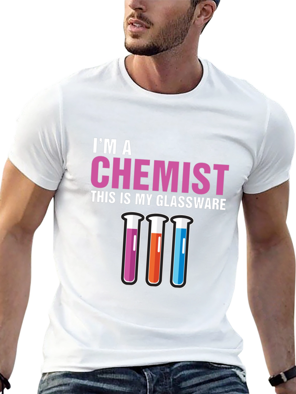 Chemist Glassware T-Shirt - Science Humor Tee