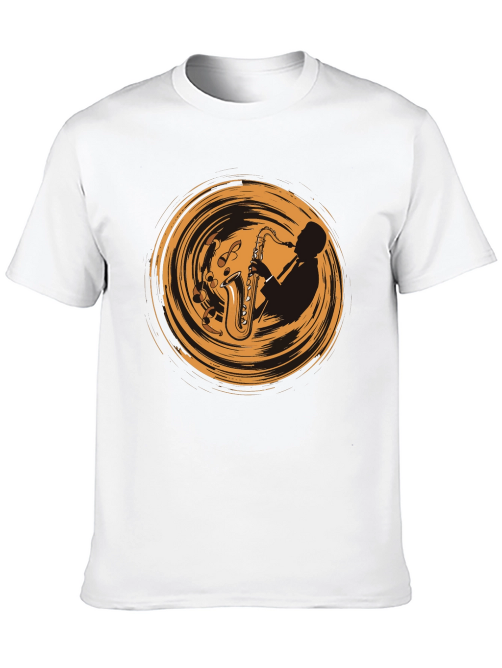 Saxophone Player Graphic Tee - Cool Music T-Shirt