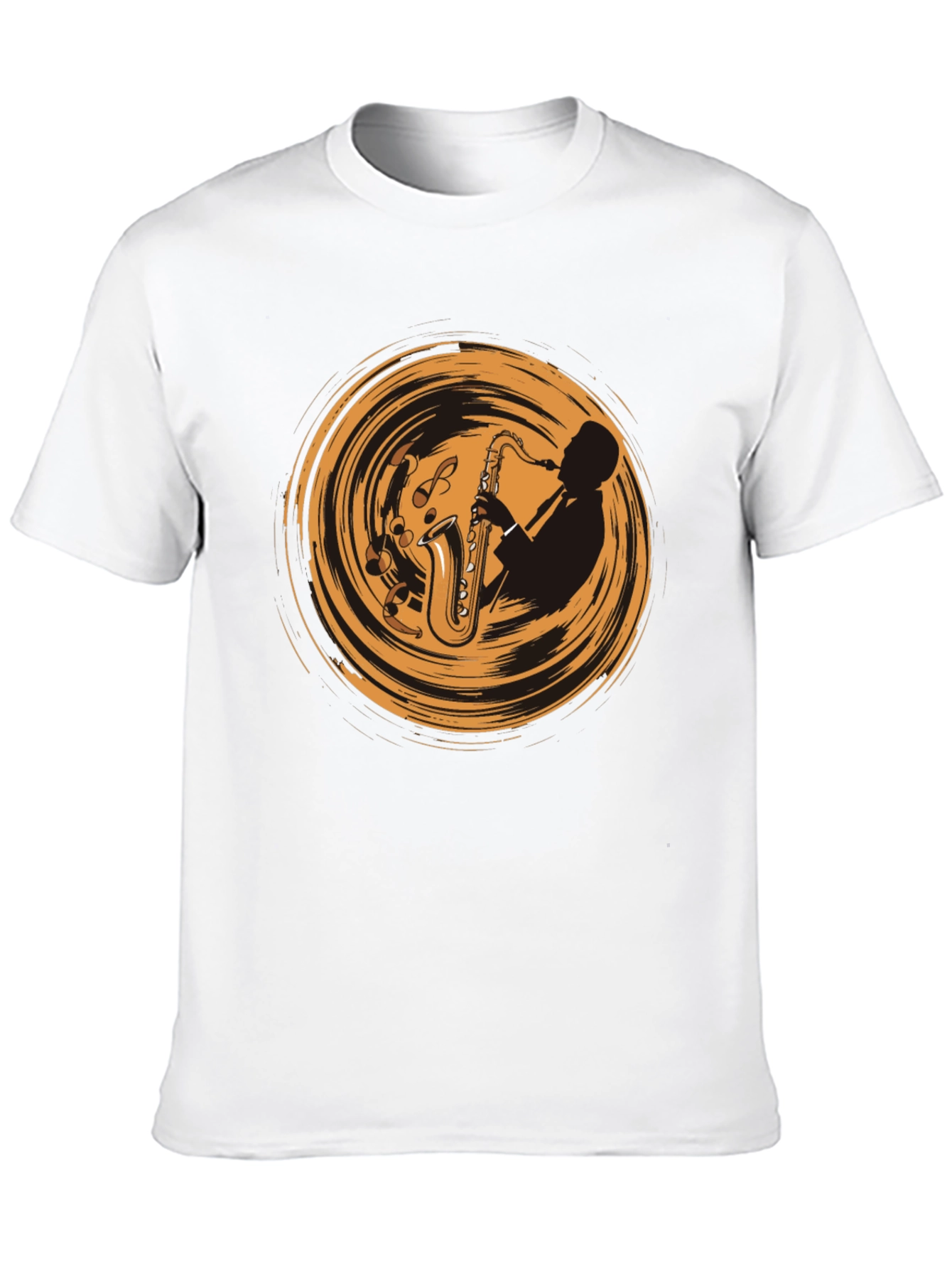 Saxophone Player Graphic Tee - Cool Music T-Shirt