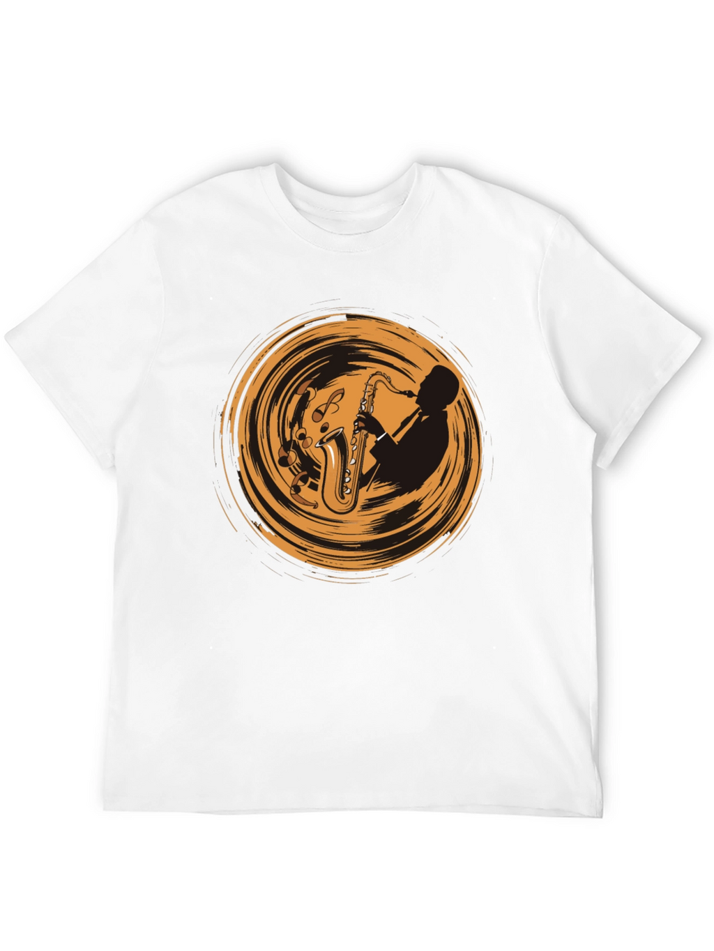 Saxophone Player Graphic Tee - Cool Music T-Shirt