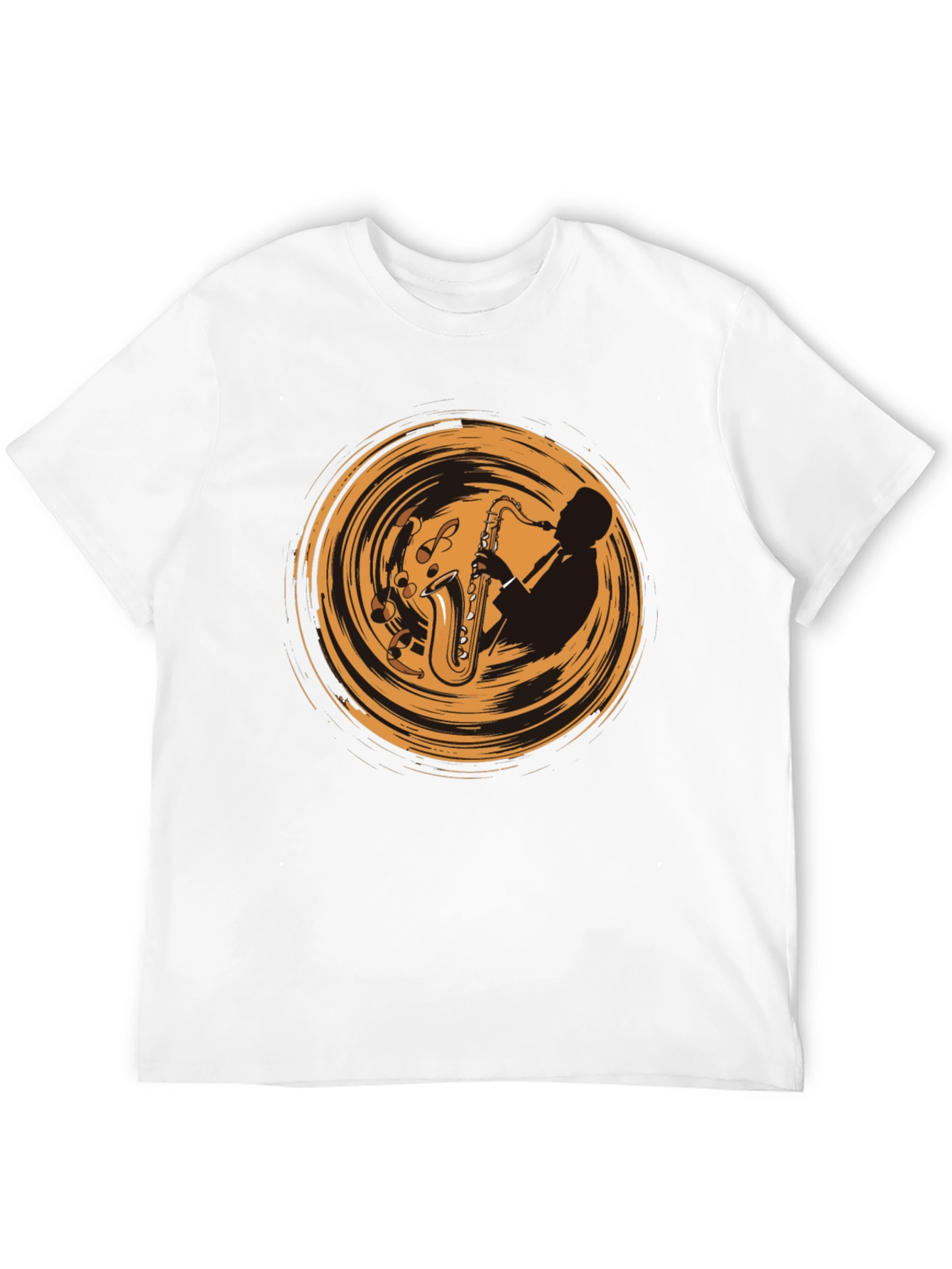 Saxophone Player Graphic Tee - Cool Music T-Shirt