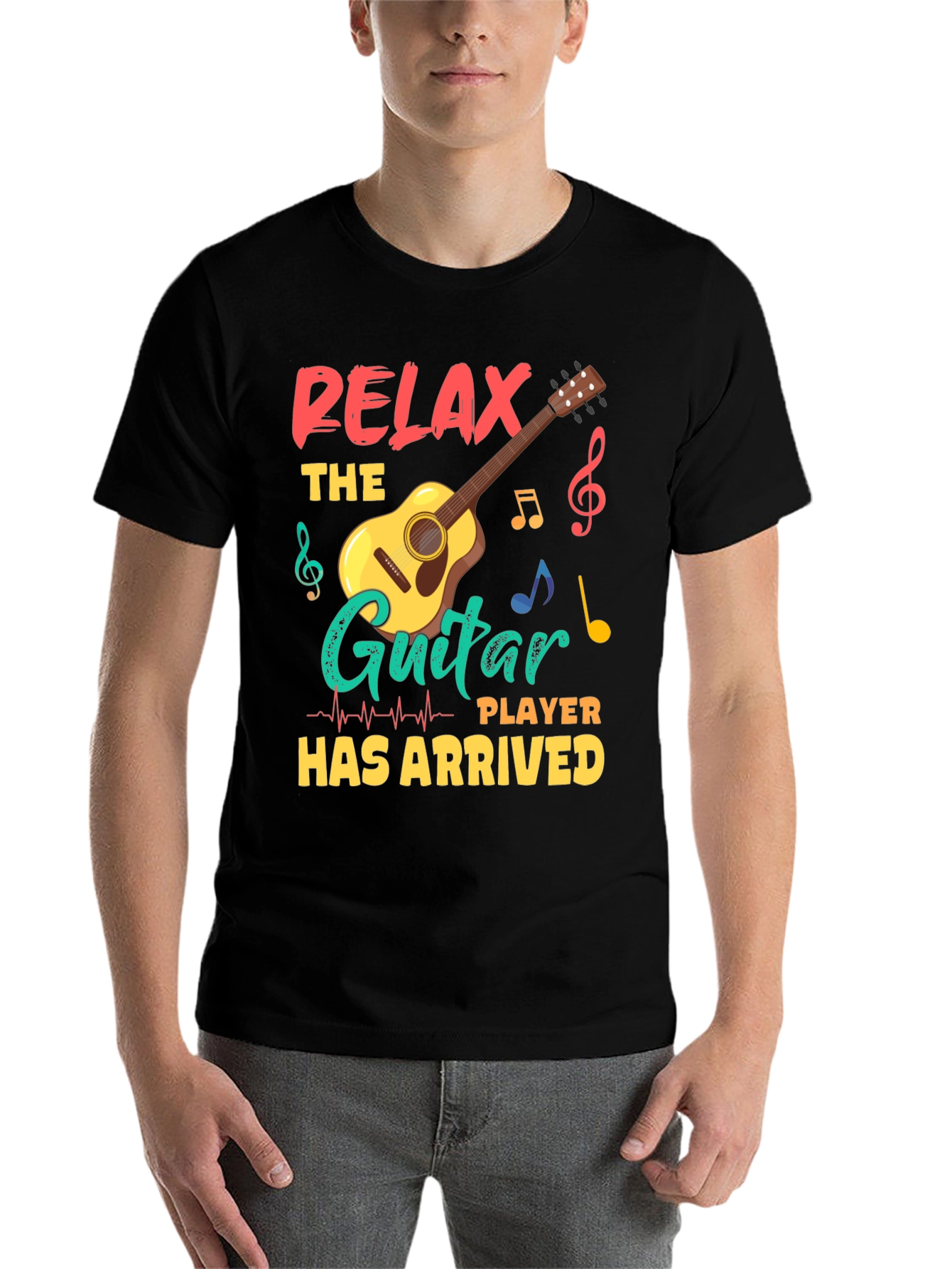 Relax Guitar Player T-Shirt
