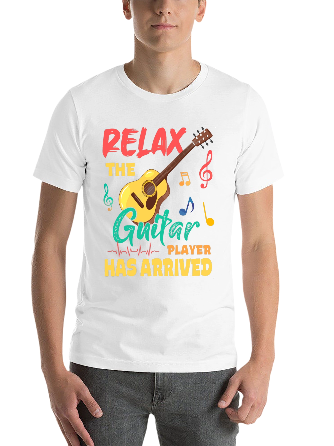 Relax Guitar Player T-Shirt