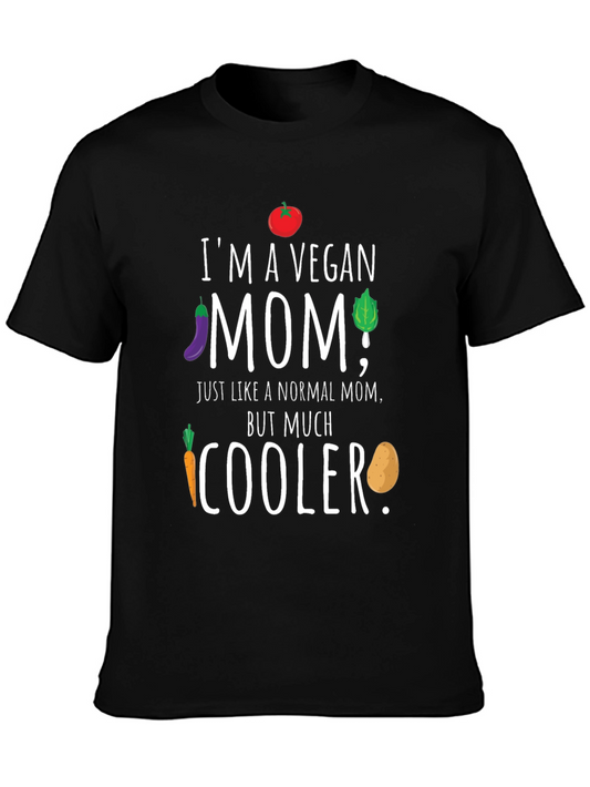 Vegan Mom T-Shirt - Cool Veggie Graphic Tee